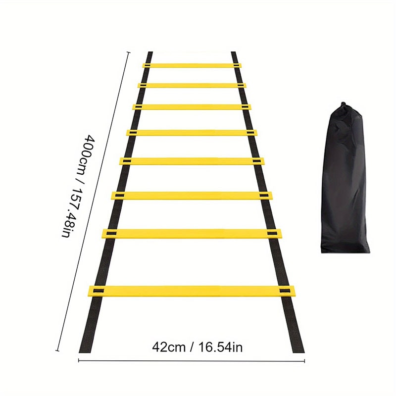 Speed Agility Ladder For Sports Training Nylon Straps For Enhanced Flexibility And Football Perform 8