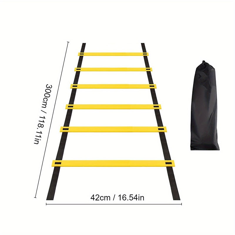 Speed Agility Ladder For Sports Training Nylon Straps For Enhanced Flexibility And Football Perform 9
