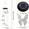 Color Changing LED Butterfly Dragonfly Hummingbird Solar Wind Chimes, Outdoor Waterproof Wind Chimes for Garden Patio