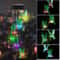 Color Changing LED Butterfly Dragonfly Hummingbird Solar Wind Chimes, Outdoor Waterproof Wind Chimes for Garden Patio