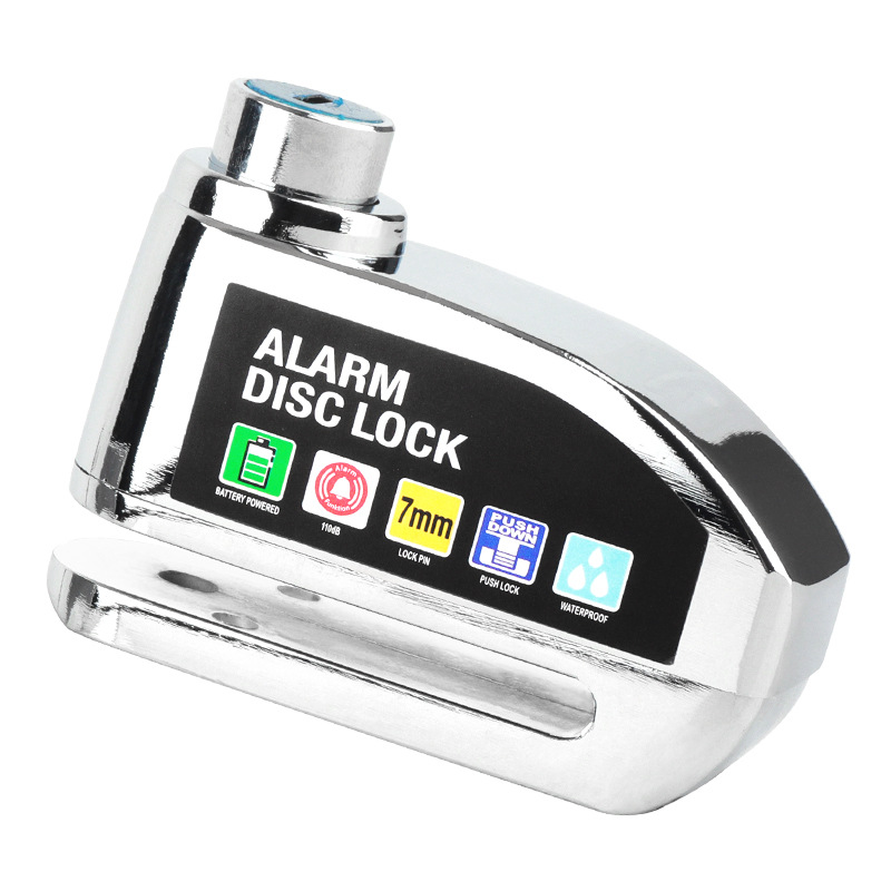 Motorcycle Alarm Lock Durable Bicycle AntiTheft Protection With Aluminum Alloy Disc Brake Lock 6