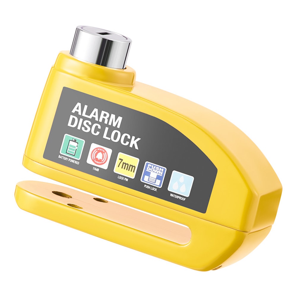 Motorcycle Alarm Lock Durable Bicycle AntiTheft Protection With Aluminum Alloy Disc Brake Lock 7