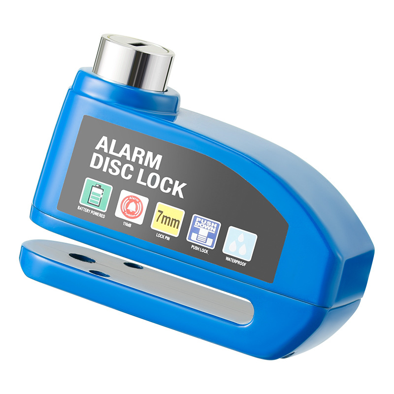 Motorcycle Alarm Lock Durable Bicycle AntiTheft Protection With Aluminum Alloy Disc Brake Lock 10