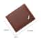 Frosted Leather Wallet For Men MultiSlot Coin Pocket Photo Holder Small Compact And Stylish 5