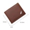 Frosted Leather Wallet For Men MultiSlot Coin Pocket Photo Holder Small Compact And Stylish 5