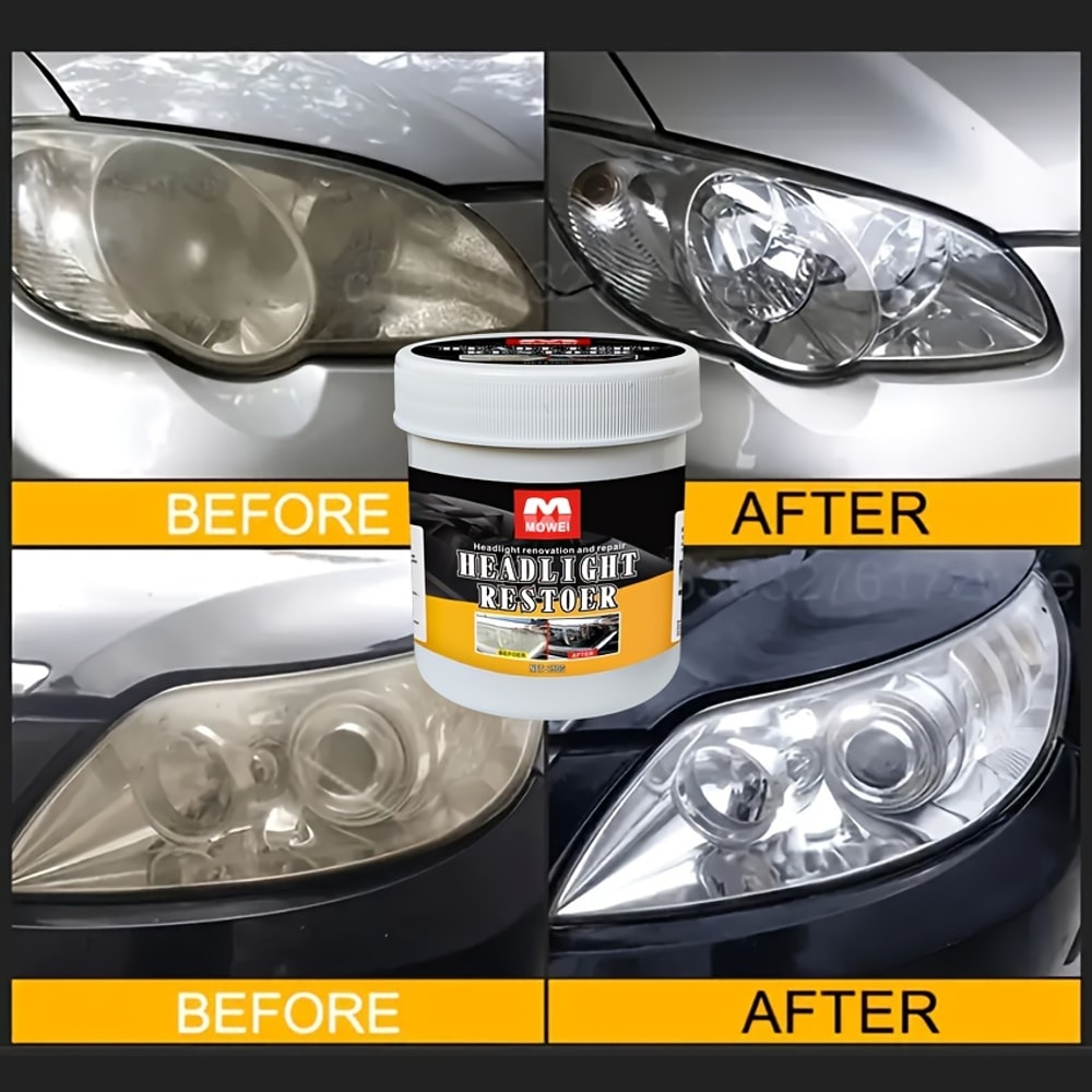 Headlight Restoration Oxidation Remover Polish Car Headlamp Scratch Repair Liquid 3