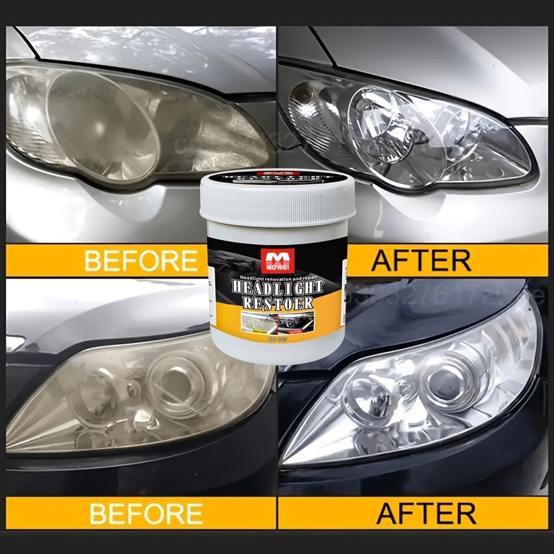 Headlight Restoration Oxidation Remover Polish Car Headlamp Scratch Repair Liquid 3