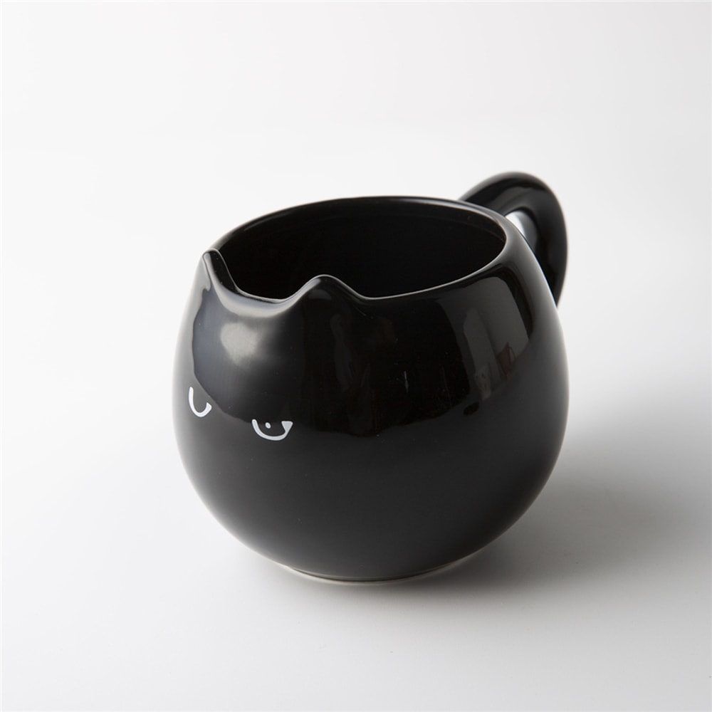 Cat-Shaped Ceramic Coffee Mug Creative Drinking Cup for Cat Lovers