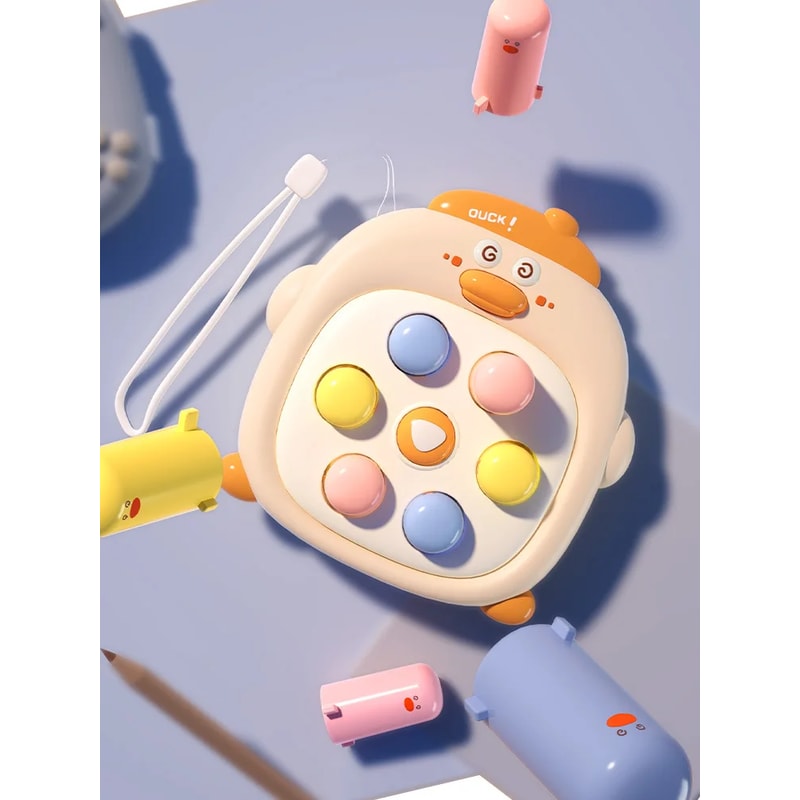 Mini Whack A Mole Kids Handheld Educational Game Toy for Hand-Eye Coordination and Finger Decompression