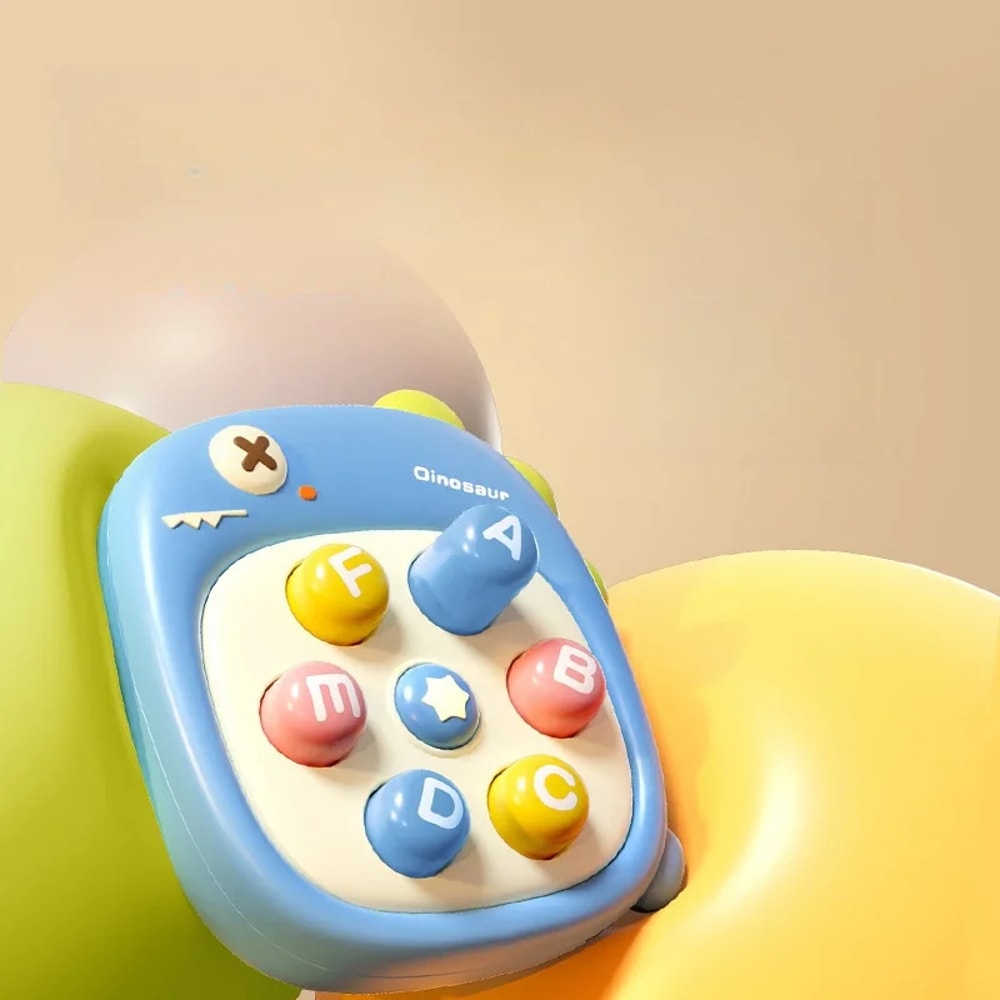 Mini Whack A Mole Kids Handheld Educational Game Toy for Hand-Eye Coordination and Finger Decompression