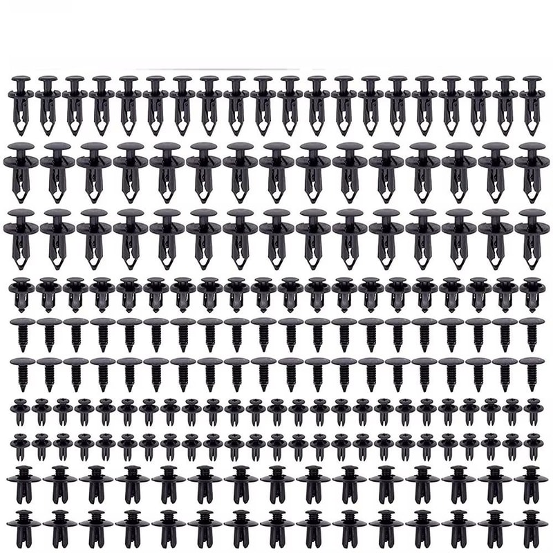 Car Retainer Clips Set Plastic Fasteners For Auto Trim Bumper Panel Clips 5