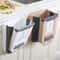 Space-Saving Folding Trash Can for Kitchen Vehicle Wall Mounted Door Hanging Design