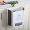 Space-Saving Folding Trash Can for Kitchen Vehicle Wall Mounted Door Hanging Design