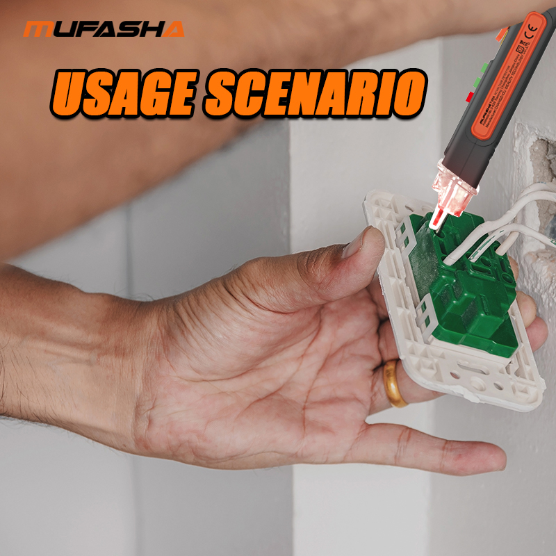 NonContact Voltage Detector Pen Smart AC Voltage Tester For Safe Electrical Detection 3