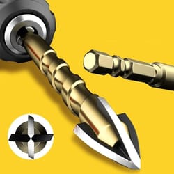 tungsten carbide tile drill bit set for glass, concrete, and ceramic tiles