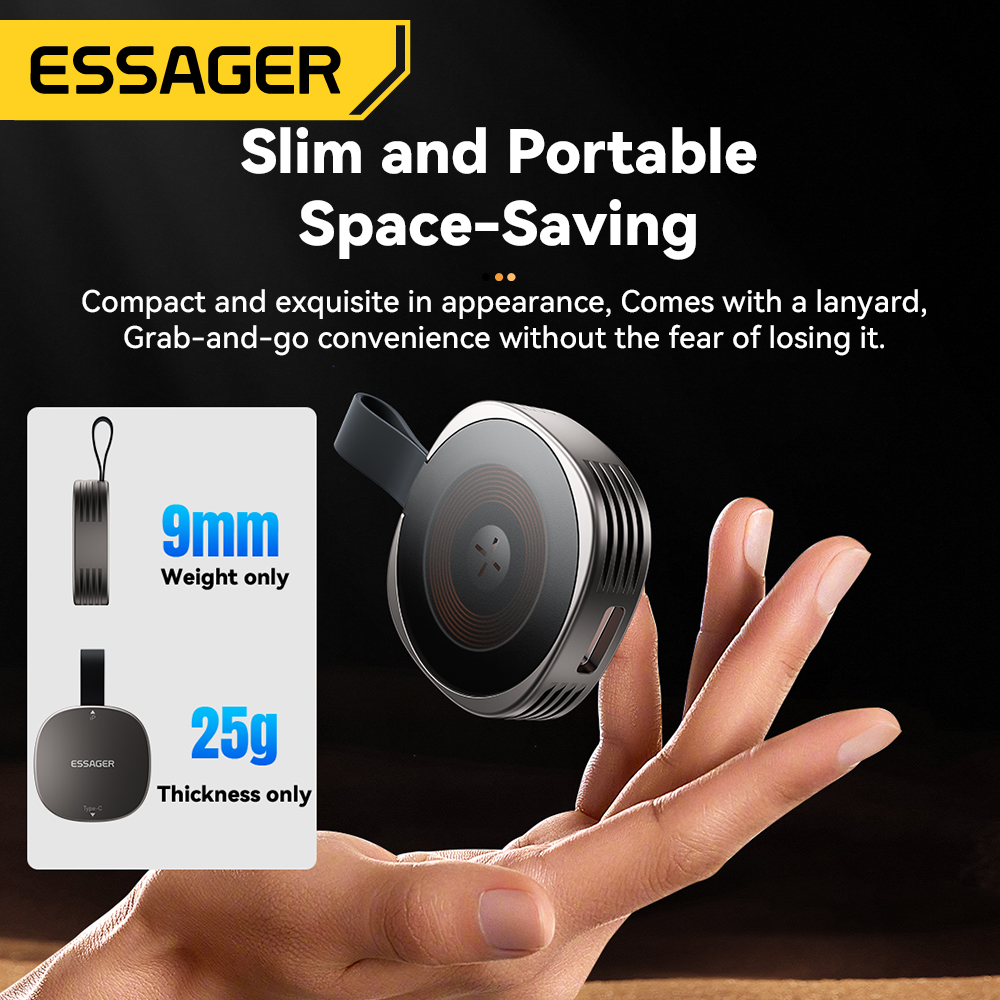 Magnetic Wireless Charger For Apple Watch Fast Charging USB Type C For IWatch Ultra All Apple Watch 4