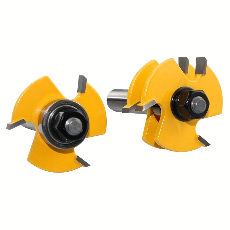 Premium Shank Tongue Groove Joint Assembly Router Bit Set HighQuality Wood Cutting Tool For Precisi 3
