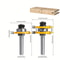 Premium Shank Tongue Groove Joint Assembly Router Bit Set HighQuality Wood Cutting Tool For Precisi 6