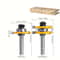 Premium Shank Tongue Groove Joint Assembly Router Bit Set HighQuality Wood Cutting Tool For Precisi 5