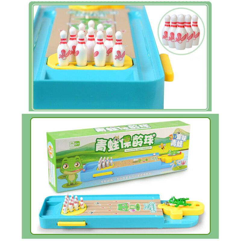 Mini Frog Bowling Interactive Game For Children Educational ParentChild Fun 5