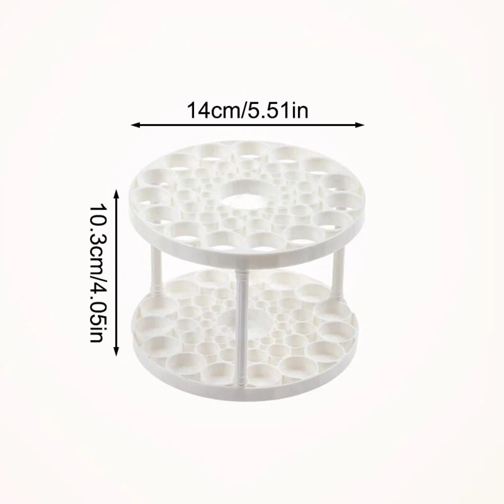 Multi-Compartment Desktop Makeup Brush Storage Rack Organize Your Cosmetics Lipsticks with Style