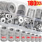 Stainless Steel ORing Fastener And Gasket Set Complete Assortment Of Flat Washers Grommets 4