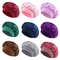 Silk Satin Bonnet for Sleeping Wide-Brimmed Hair Care Hat with Soft Elastic Band for Women