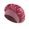 Silk Satin Bonnet for Sleeping Wide-Brimmed Hair Care Hat with Soft Elastic Band for Women