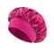 Silk Satin Bonnet for Sleeping Wide-Brimmed Hair Care Hat with Soft Elastic Band for Women