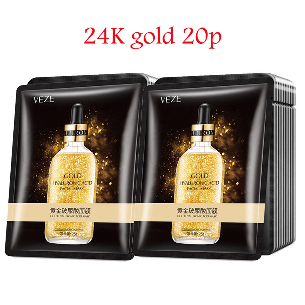 Hyaluronic Acid Collagen Face Mask Moisturizing Firming Hydrating Sheet Mask for Glowing Skin