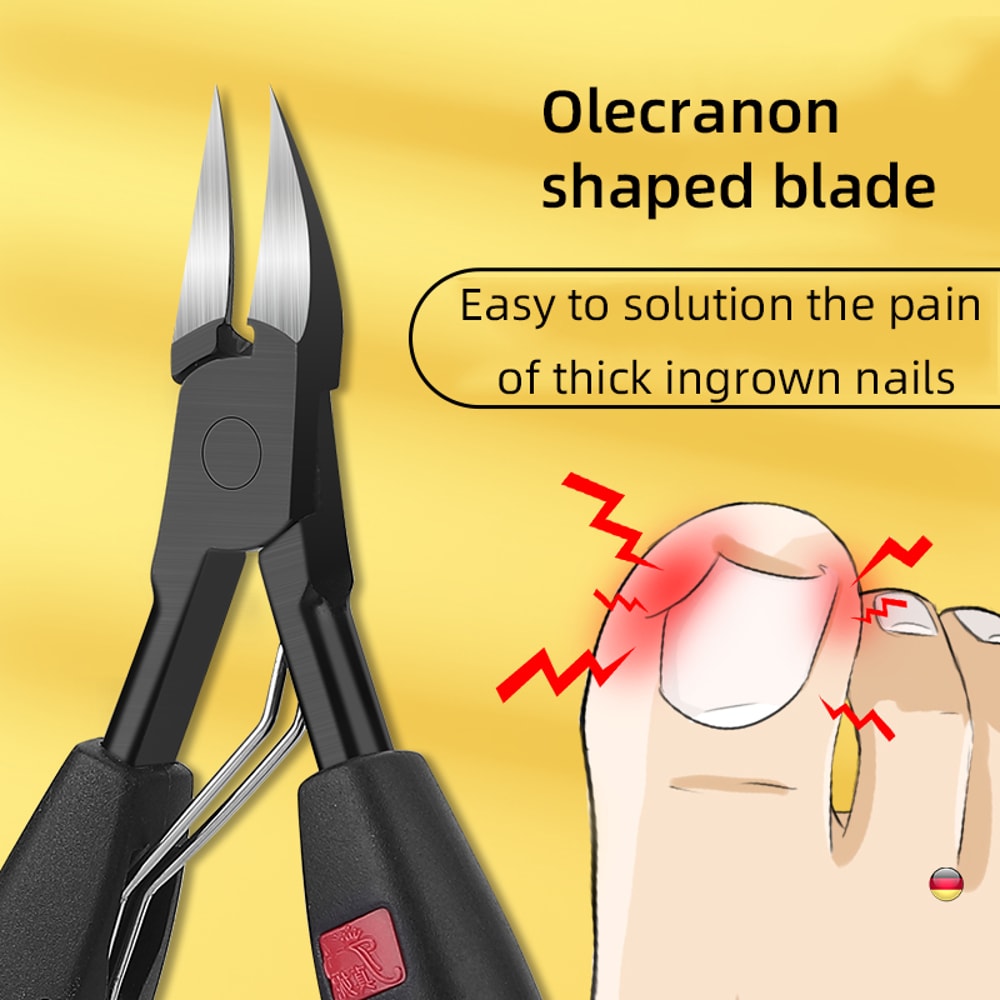 Ingrown Toenail Clippers Stainless Steel Pedicure Cutter for Thick Nails, Deep Nail Groove Correction