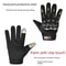 Full-Finger Touchscreen Motorcycle Gloves for Men Outdoor Off-Road Cycling Protection Anti-Fall