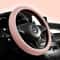 Napa Leather Perforated Steering Wheel Cover, Non-slip, Breathable, Universal Fit for Cars
