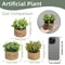 Faux Greenery For Home Decor Potted Eucalyptus Plant For Elegant LowMaintenance Spaces 5