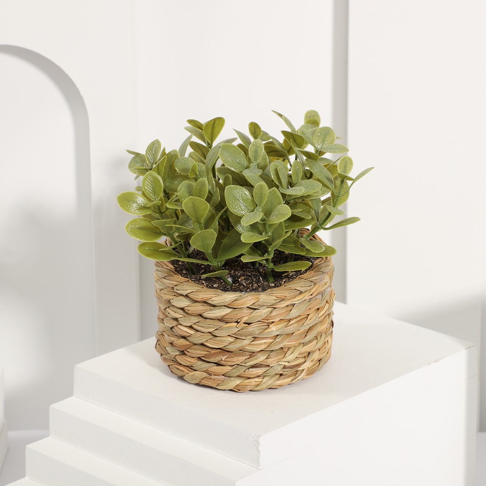 Faux Greenery For Home Decor Potted Eucalyptus Plant For Elegant LowMaintenance Spaces 8