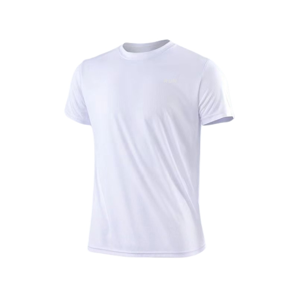 Mens Quick-Dry Training T-Shirt, Lightweight Moisture-Wicking Gym Shirt for Exercise and Sports