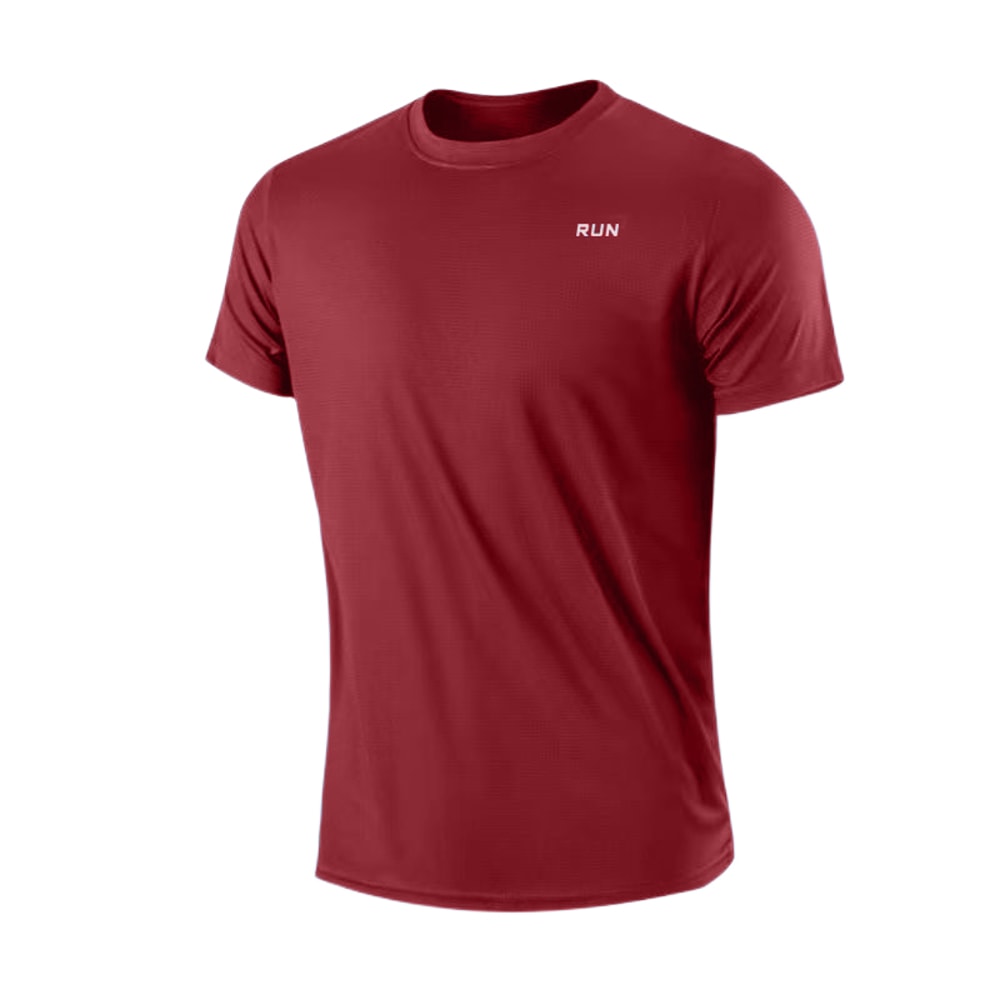 Mens Quick-Dry Training T-Shirt, Lightweight Moisture-Wicking Gym Shirt for Exercise and Sports