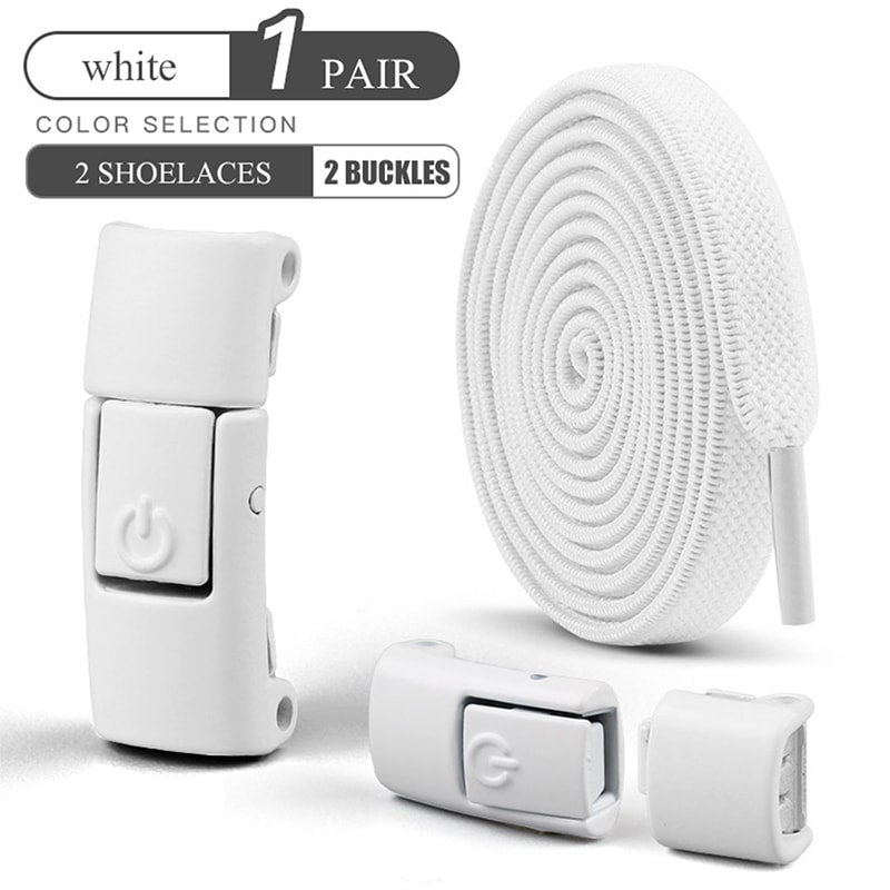 Elastic No Tie Shoe Laces For Sneakers Press Lock Shoelaces For Kids And Adults 17