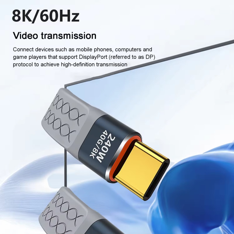 Short USB C To USB C Cable Fast Charging Type C Cord For Data Transfer Extension 4