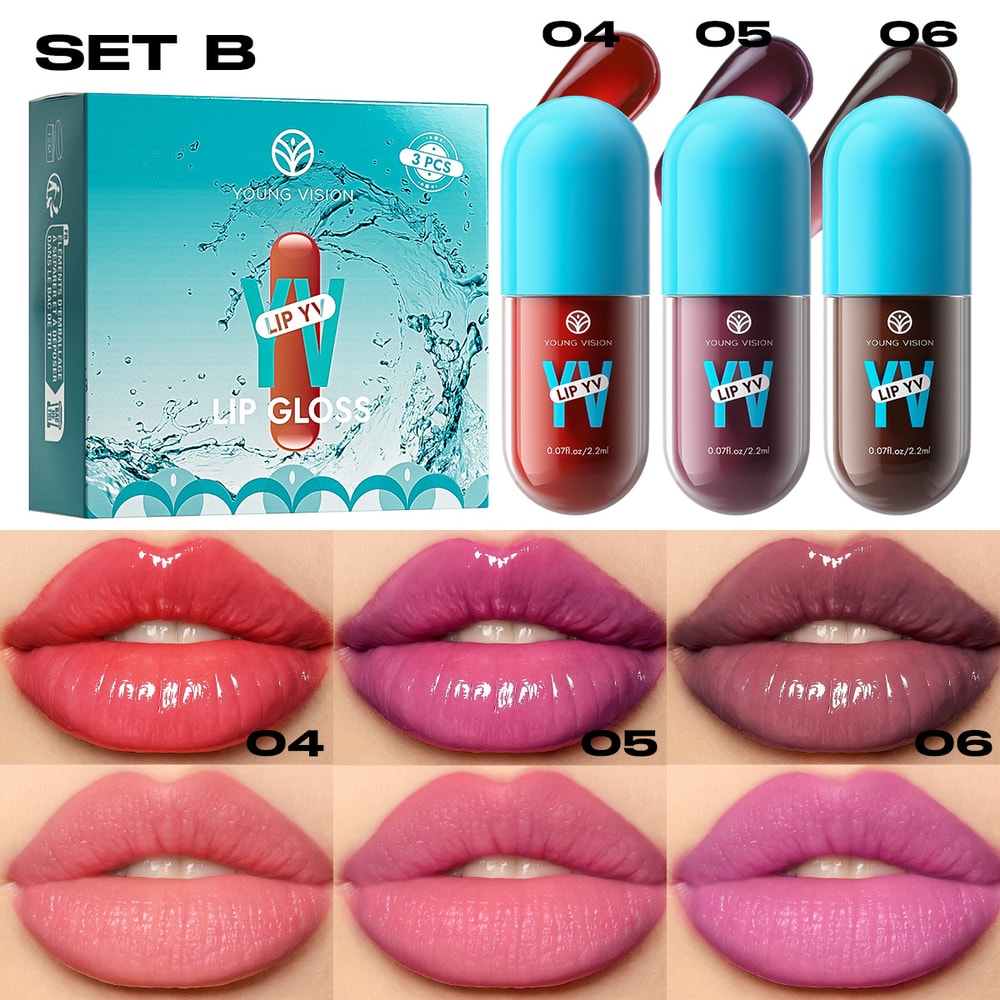 Velvet Matte Lip Gloss Set Non-Stick, Long-Lasting, Fruit Scented Lip Tint for Smooth Lightweight Wear