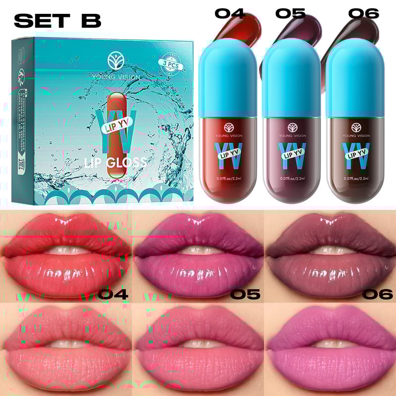 Velvet Matte Lip Gloss Set Non-Stick, Long-Lasting, Fruit Scented Lip Tint for Smooth Lightweight Wear