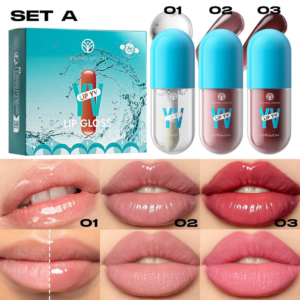 Velvet Matte Lip Gloss Set Non-Stick, Long-Lasting, Fruit Scented Lip Tint for Smooth Lightweight Wear