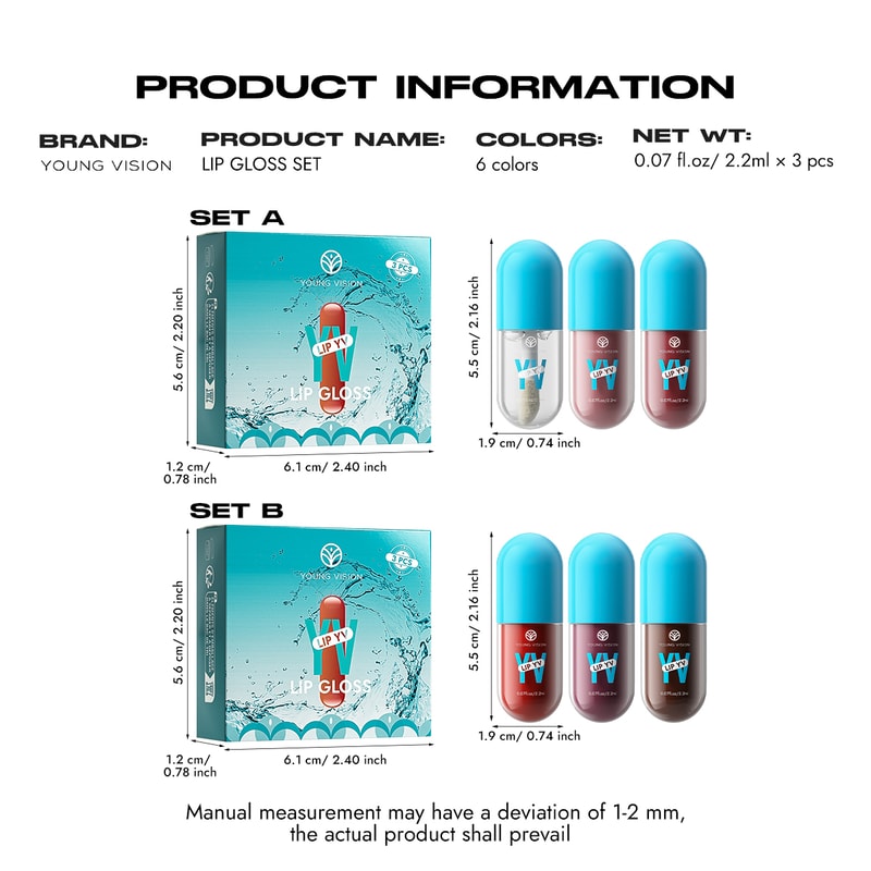 Velvet Matte Lip Gloss Set Non-Stick, Long-Lasting, Fruit Scented Lip Tint for Smooth Lightweight Wear