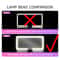 LED Car Vanity Mirror With Lights Rechargeable Sun Visor Makeup Mirror HD Touch Control 5