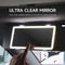 LED Car Vanity Mirror With Lights Rechargeable Sun Visor Makeup Mirror HD Touch Control 1