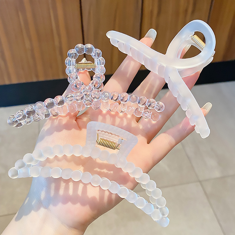 Clear Claw Hairpin for Women Girls Perfect for Thick Thin Hair, Secure & Comfortable Hold, Ideal for Travel