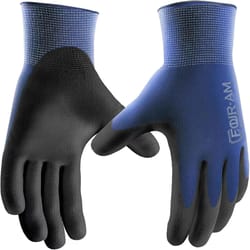 ultra-thin pu coated work gloves for excellent grip and durability, nylon shell with polyurethane coating, knit wrist