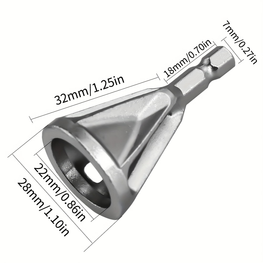 External Chamfering Tool for Metal Deburring Grinding Chuck Drill Tool for Precise Angle Trimming