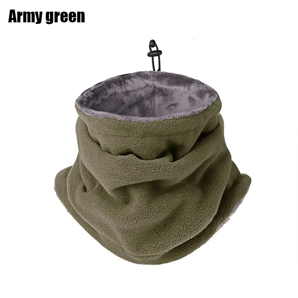 Winter Motorcycle Mask for Men Women Fleece Neck Warmer, Windproof Scarf Balaclava for Outdoor Activities