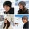 Unisex Fur-Lined Winter Beanie Hat Warm and Stylish Knitted Cap for Men and Women